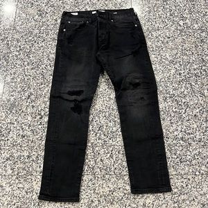 Pacsun 30x30 Black Ripped (style) Jeans - Slim Taper fit